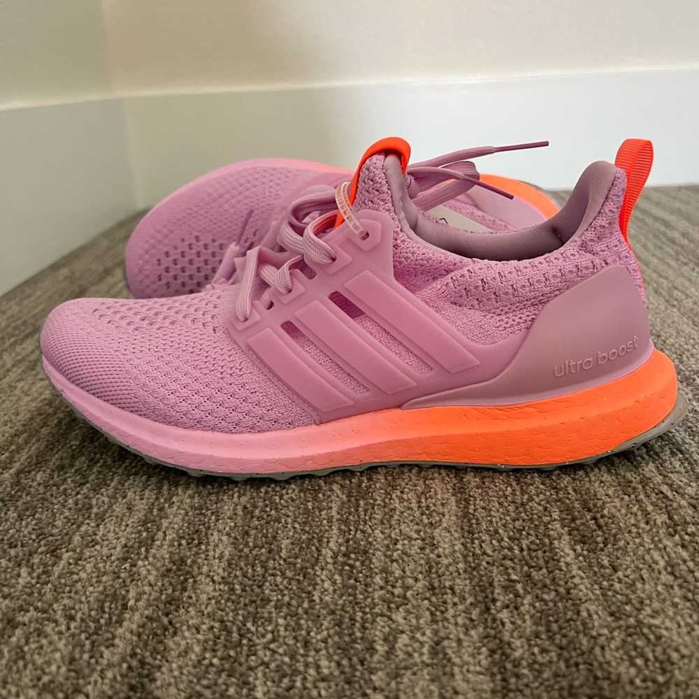 Adidas Ultraboost Bliss Lilac Orange Parley addition NWT size 6